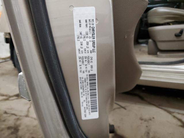 2C4RC1CG0CR400745 - 2012 CHRYSLER TOWN & COU TOURING L GOLD photo 14