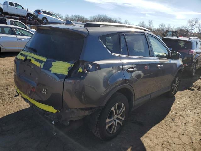 JTMBFREV6HJ706525 - 2017 TOYOTA RAV4 LE GRAY photo 3