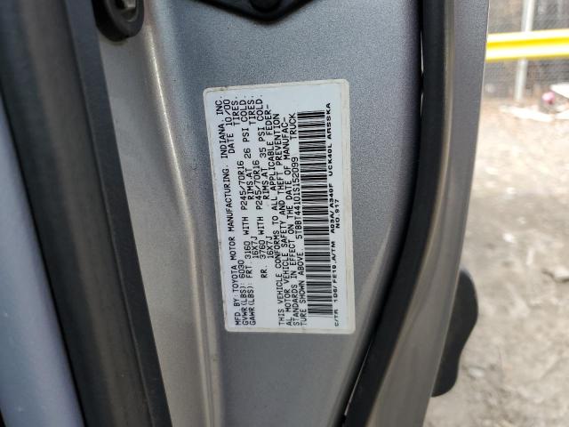 5TBBT44101S152099 - 2001 TOYOTA TUNDRA ACCESS CAB 银色 照片 12