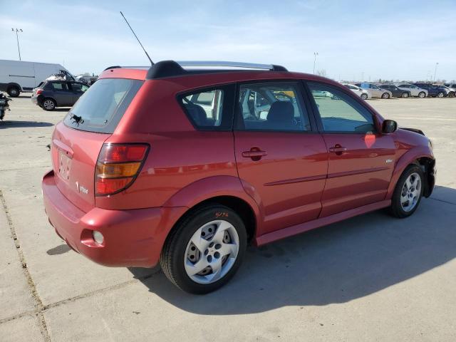 5Y2SL65817Z406585 - 2007 PONTIAC VIBE RED photo 3