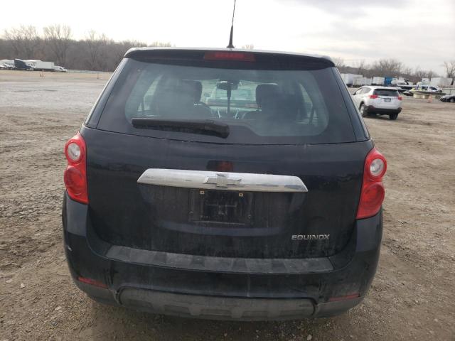 2GNALBEC1B1158226 - 2011 CHEVROLET EQUINOX LS BLACK photo 6