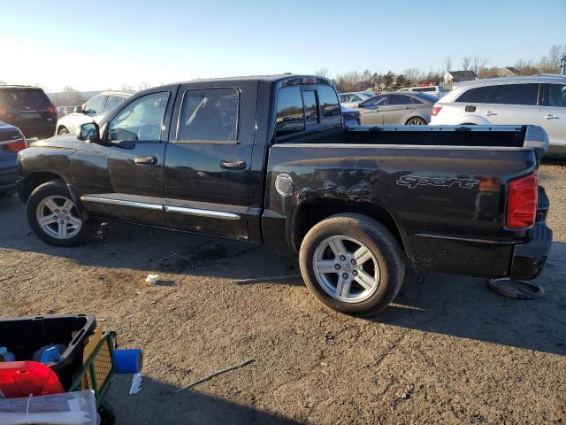 1D7HW68K98S501923 - 2008 DODGE DAKOTA SPORT BLACK photo 2