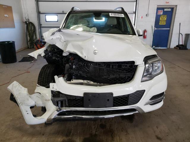 WDCGG8JB1FG341314 - 2015 MERCEDES-BENZ GLK 350 4MATIC WHITE photo 5