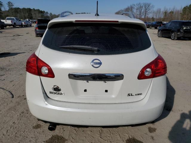 JN8AS5MV0CW364569 - 2012 NISSAN ROGUE S WHITE photo 6