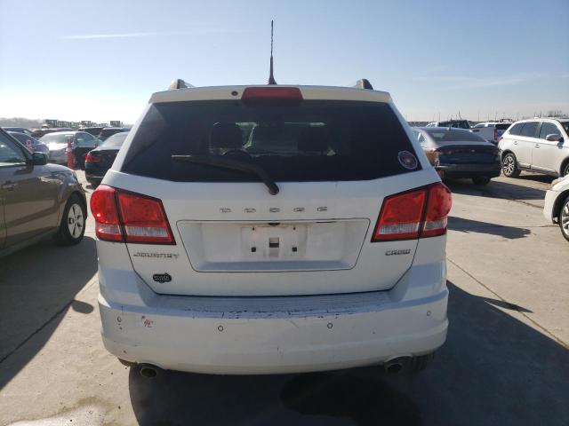 3D4PG3FG2BT515770 - 2011 DODGE JOURNEY CREW WHITE photo 6