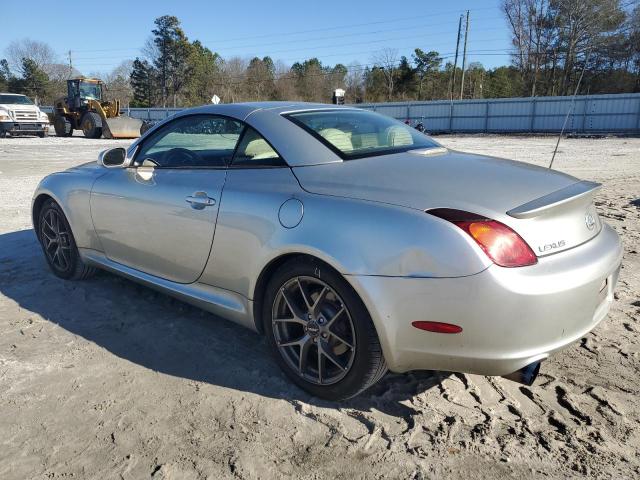 JTHFN48Y120027304 - 2002 LEXUS SC 430 SILVER photo 2