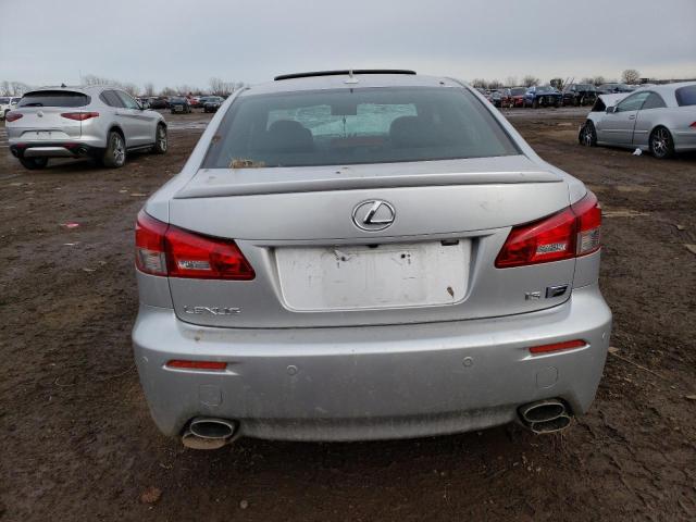 JTHBP262785000552 - 2008 LEXUS IS-F SILVER photo 6