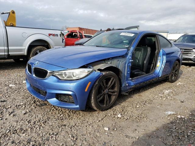 WBA3R1C52EK192806 - 2014 BMW 435 I BLUE photo 1