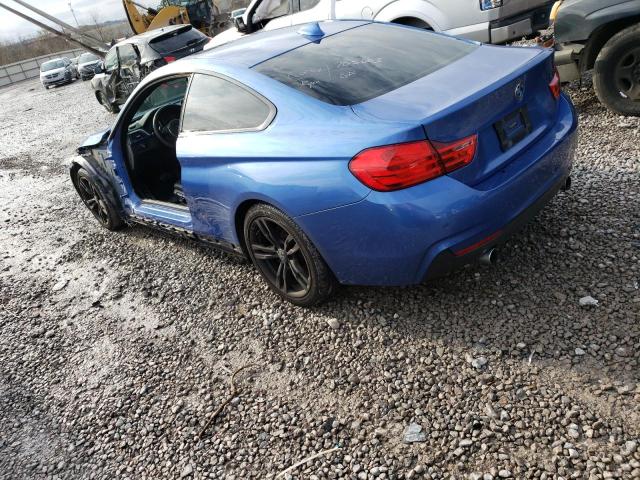 WBA3R1C52EK192806 - 2014 BMW 435 I BLUE photo 2