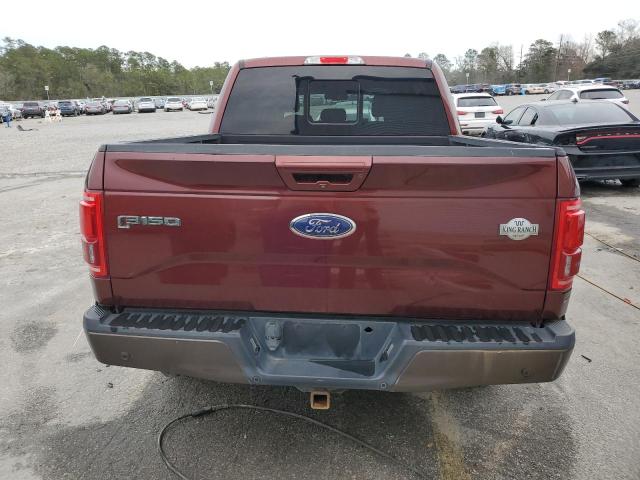 1FTEW1EG4GFA42789 - 2016 FORD F150 SUPERCREW BROWN photo 6