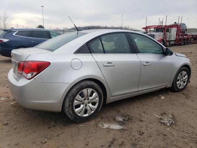 1G1PC5SH1C7363465 - 2012 CHEVROLET CRUZE LS SILVER photo 3