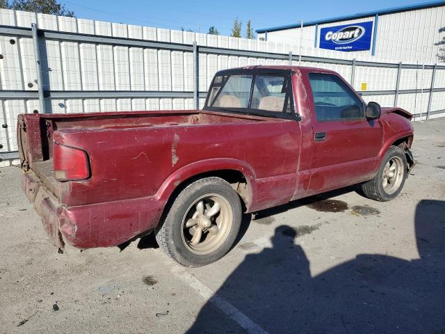 1GCCS1442SK144537 - 1995 CHEVROLET S TRUCK S10 BURGUNDY photo 3