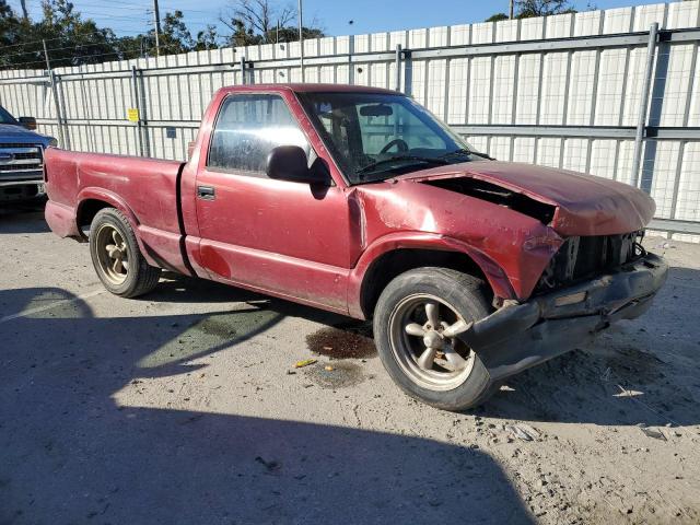 1GCCS1442SK144537 - 1995 CHEVROLET S TRUCK S10 BURGUNDY photo 4