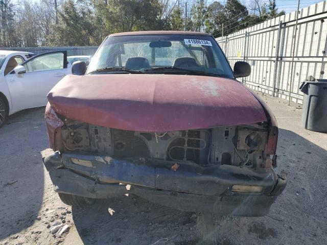 1GCCS1442SK144537 - 1995 CHEVROLET S TRUCK S10 BURGUNDY photo 5