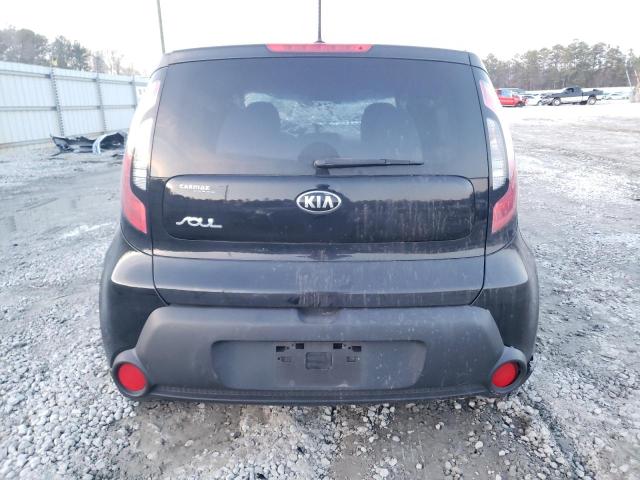 KNDJN2A20G7266623 - 2016 KIA SOUL BLACK photo 6