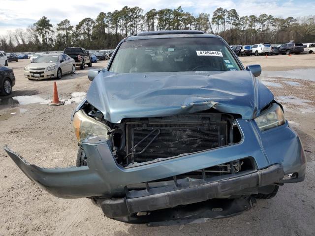 5FNYF28517B000761 - 2007 HONDA PILOT EXL TURQUOISE photo 5