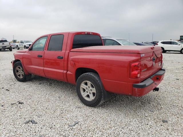 1D7RE3GK1BS511795 - 2011 DODGE DAKOTA SLT RED photo 2