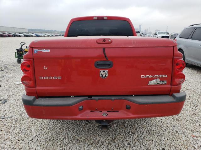 1D7RE3GK1BS511795 - 2011 DODGE DAKOTA SLT RED photo 6