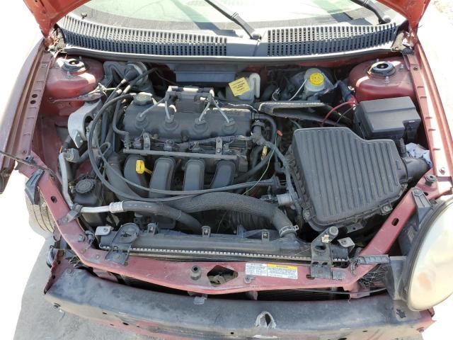 1B3ES56C54D586791 - 2004 DODGE NEON SXT RED photo 11