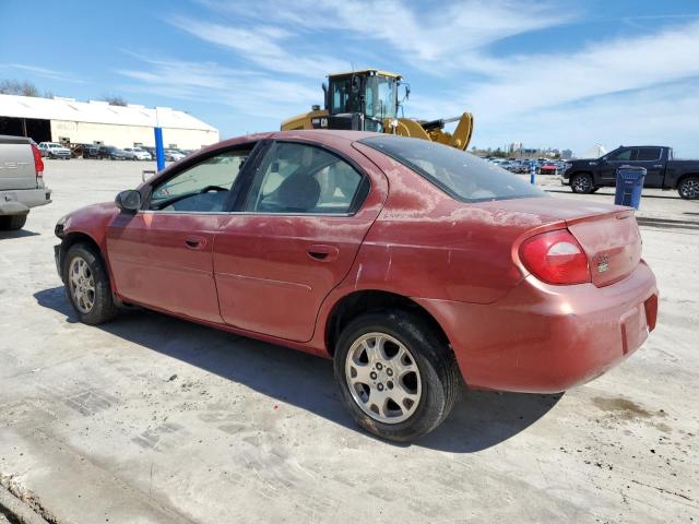 1B3ES56C54D586791 - 2004 DODGE NEON SXT RED photo 2