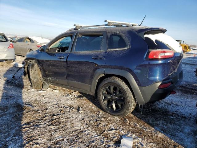 1C4PJMBS2FW593738 - 2015 JEEP CHEROKEE TRAILHAWK BLUE photo 2