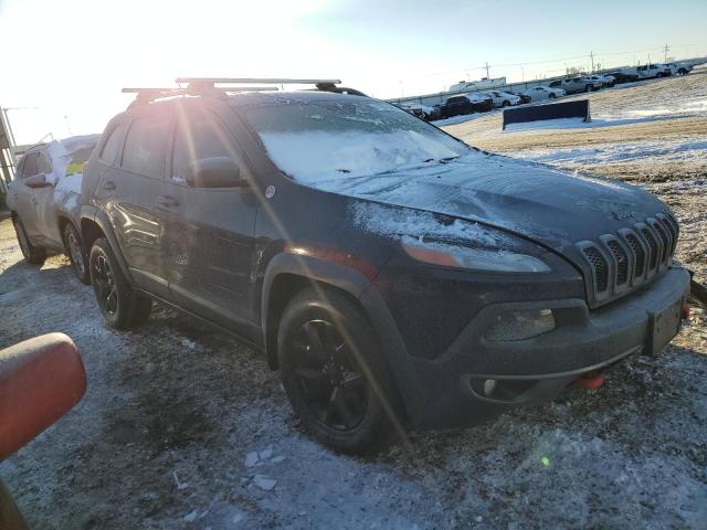 1C4PJMBS2FW593738 - 2015 JEEP CHEROKEE TRAILHAWK BLUE photo 4