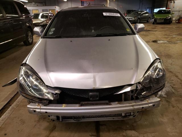 JH4DC54886S008168 - 2006 ACURA RSX SILVER photo 5