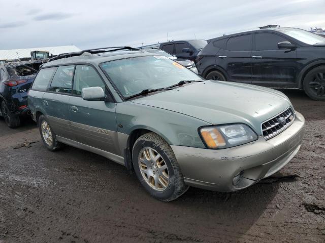 4S3BH806037638409 - 2003 SUBARU LEGACY OUTBACK H6 3.0 LL BEAN GREEN photo 4