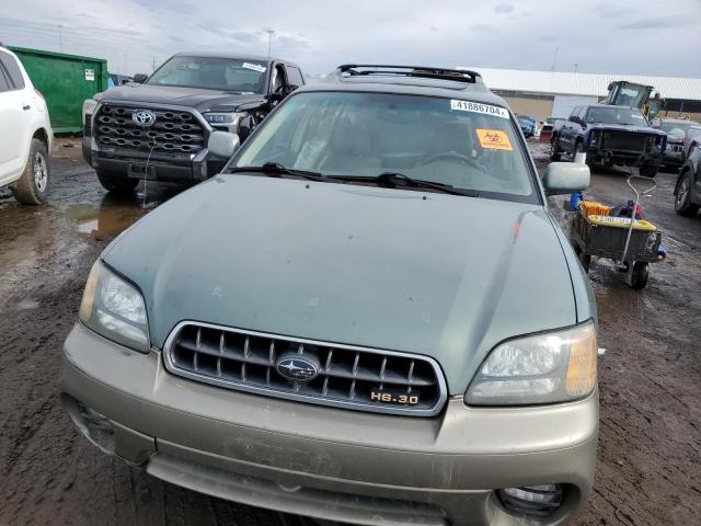 4S3BH806037638409 - 2003 SUBARU LEGACY OUTBACK H6 3.0 LL BEAN GREEN photo 5