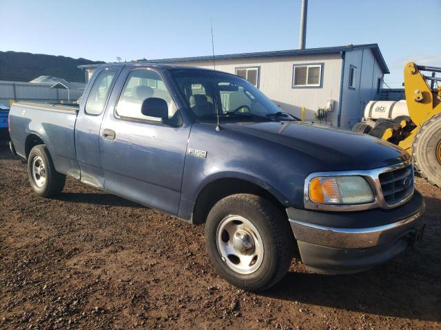 2FTRX17273CA17441 - 2003 FORD F150 BLUE photo 4