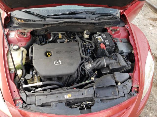 1YVHZ8BHXA5M52577 - 2010 MAZDA 6 I RED photo 11