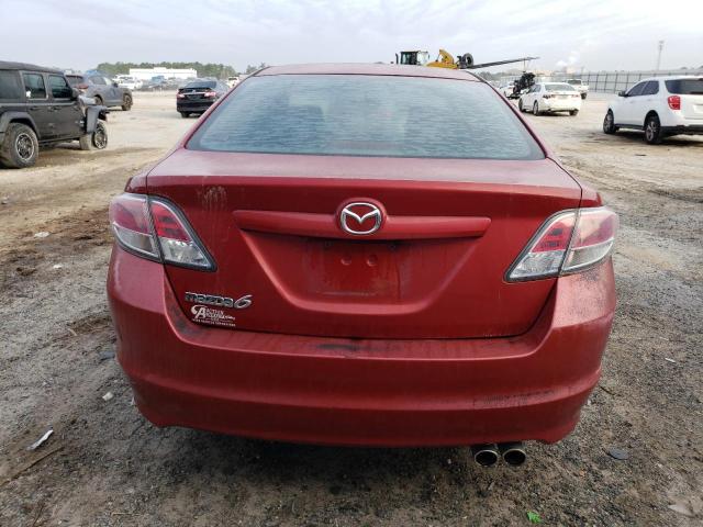 1YVHZ8BHXA5M52577 - 2010 MAZDA 6 I RED photo 6