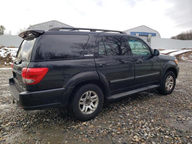 5TDBT48A17S279423 - 2007 TOYOTA SEQUOIA LIMITED BLACK photo 3