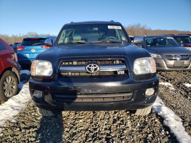 5TDBT48A17S279423 - 2007 TOYOTA SEQUOIA LIMITED BLACK photo 5