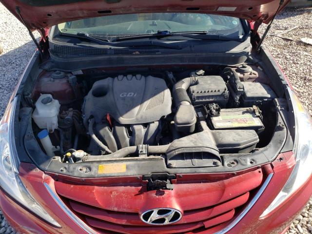 5NPEB4AC4DH658915 - 2013 HYUNDAI SONATA GLS MAROON photo 11