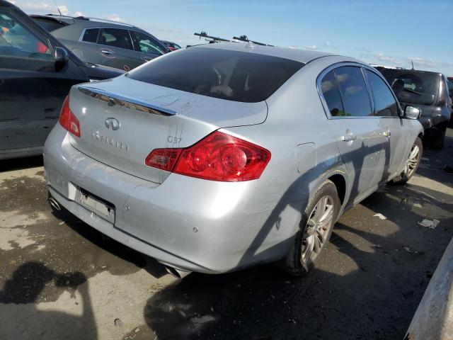 JN1CV6AP3DM306043 - 2013 INFINITI G37 BASE SILVER photo 3