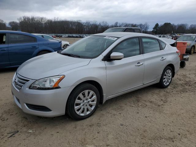 3N1AB7AP5FY377959 - 2015 NISSAN SENTRA S SILVER photo 1