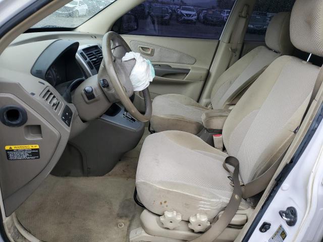 KM8JN12D47U609697 - 2007 HYUNDAI TUCSON SE WHITE photo 7