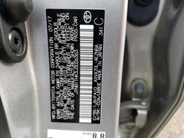 JTNB11HK3J3026363 - 2018 TOYOTA CAMRY L SILVER photo 13