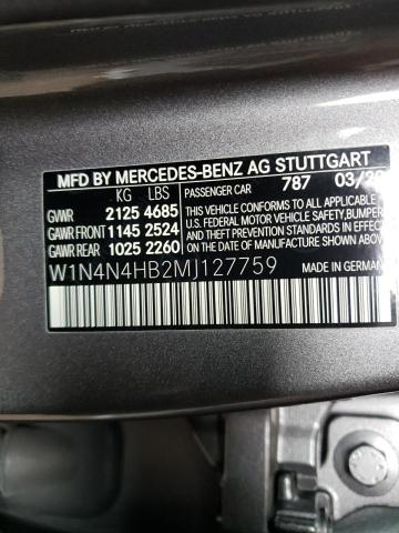 W1N4N4HB2MJ127759 - 2021 MERCEDES-BENZ GLA 250 4MATIC GRAY photo 13