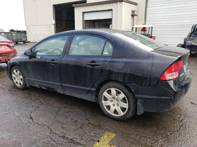 2HGFA16597H315225 - 2007 HONDA CIVIC LX BLACK photo 2