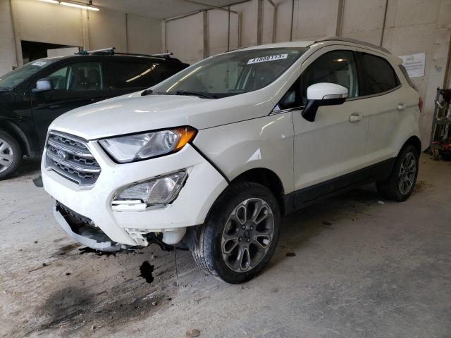 MAJ6S3KL3KC253088 - 2019 FORD ECOSPORT TITANIUM WHITE photo 1