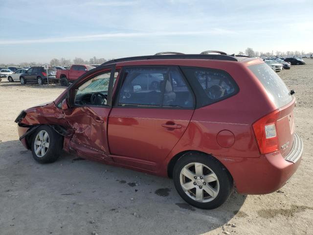 KNAFG525387200771 - 2008 KIA RONDO BASE RED photo 2