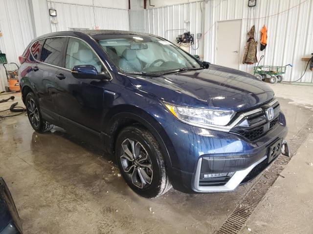 7FART6H8XME025768 - 2021 HONDA CR-V EXL BLUE photo 4