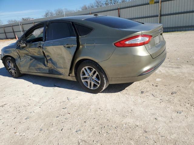 3FA6P0H71DR107870 - 2013 FORD FUSION SE GREEN photo 2