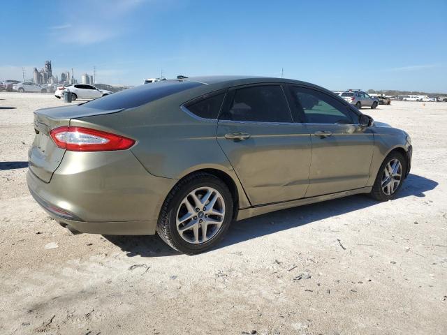 3FA6P0H71DR107870 - 2013 FORD FUSION SE GREEN photo 3