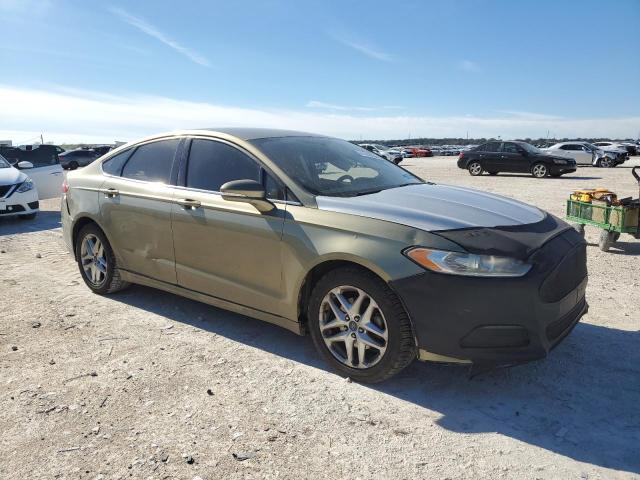 3FA6P0H71DR107870 - 2013 FORD FUSION SE GREEN photo 4