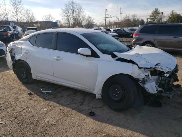 3N1AB8BV1LY302223 - 2020 NISSAN SENTRA S WHITE photo 4