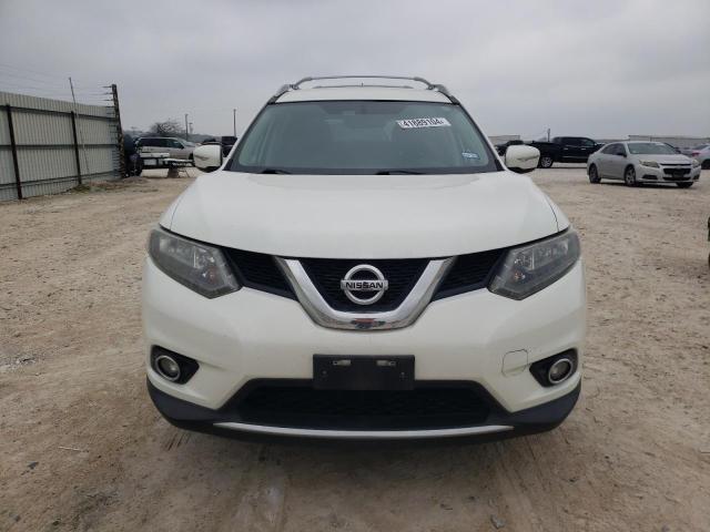 5N1AT2ML6EC854360 - 2014 NISSAN ROGUE S WHITE photo 5