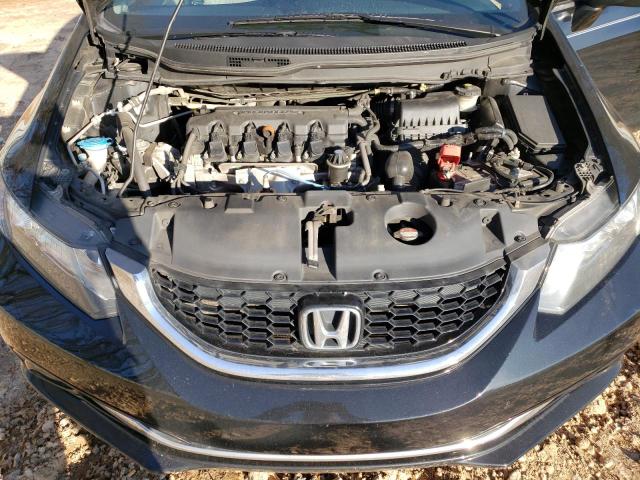 19XFB2F91EE085306 - 2014 HONDA CIVIC EXL შავი ფოტო 11